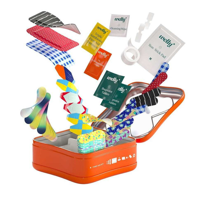 Welly Large First Aid Kit For Families and Kids - 130ct