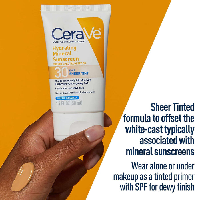 CeraVe Mineral Tinted Face Sunscreen SPF 30 - 1.7 oz. - Shop Home Med