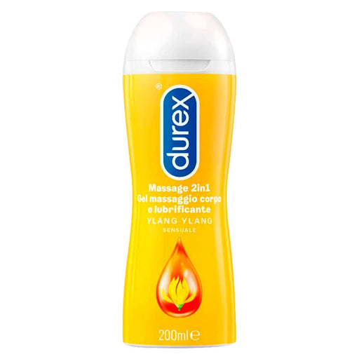 Durex Massage & Play 2 in 1 Pleasure Gel Personal Lubricant Ylang Ylang - 6.76 Oz