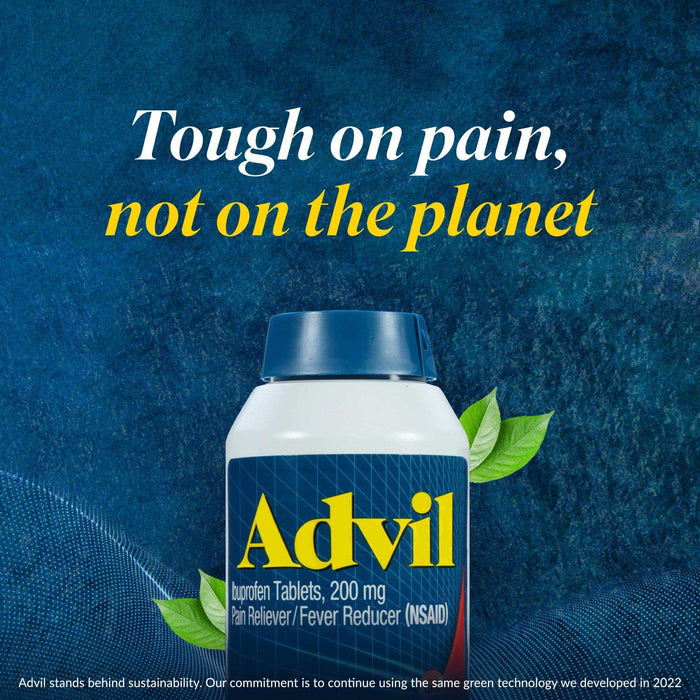 Advil Pain Reliever & Fever Reducer Ibuprofen Tablets EZCap- 200 Ct - Shop Home Med