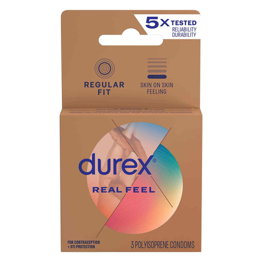 Durex Avanti Bare Real Feel Non-Latex Regular Fit Condoms - 3 Ct