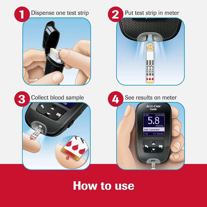 Accu-Chek Guide Blood Glucose Monitoring System Kit - Shop Home Med