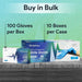 FifthPulse Medical Exam Blue Nitrile Gloves - 10 Boxes of 100 Ct - Shop Home Med