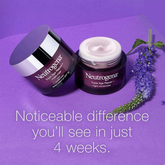 Neutrogena Triple Age Repair Anti-Aging Night Moisturizer - 1.7 oz - Shop Home Med