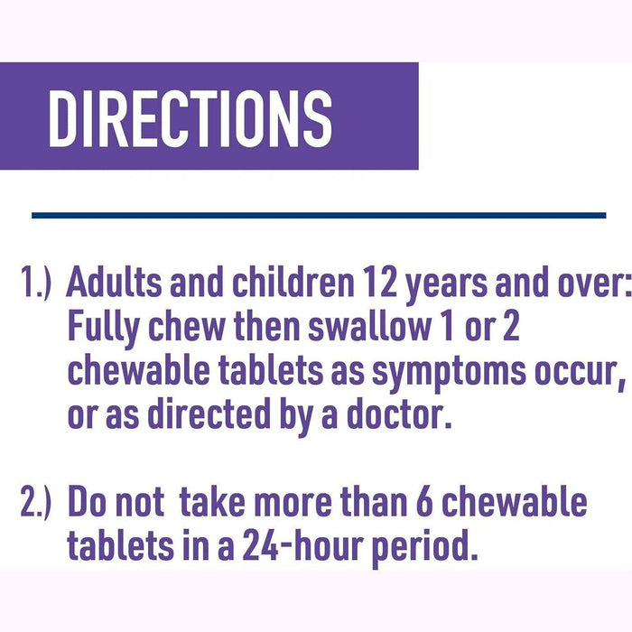 Alka-Seltzer Heartburn Relief + Gas ReliefChews Tablets - 28 Count - Shop Home Med