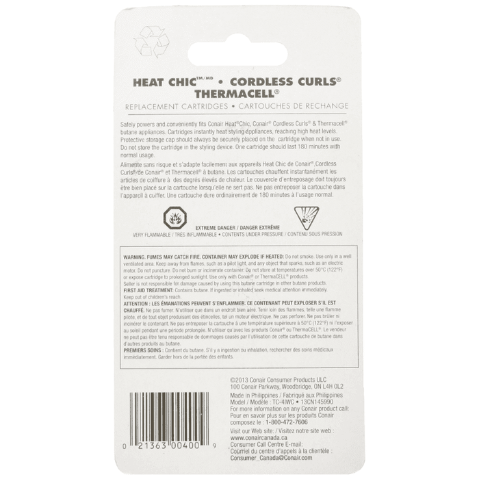 Conair Thermacell Refill Cartridges - 2 pack