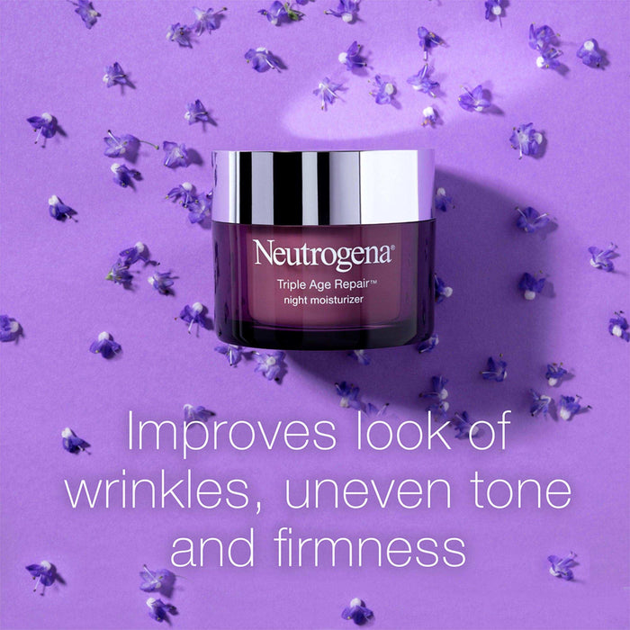 Neutrogena Triple Age Repair Anti-Aging Night Moisturizer - 1.7 oz - Shop Home Med