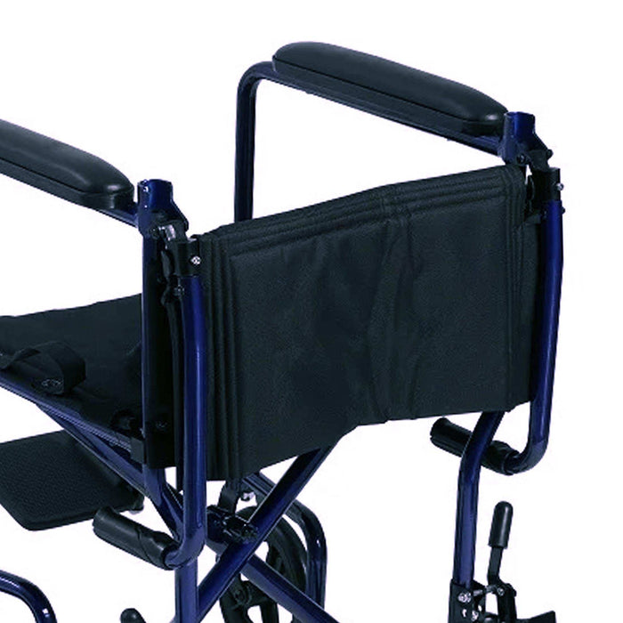 Drive Medical Lightweight Expedition Transport Wheelchair with Brakes