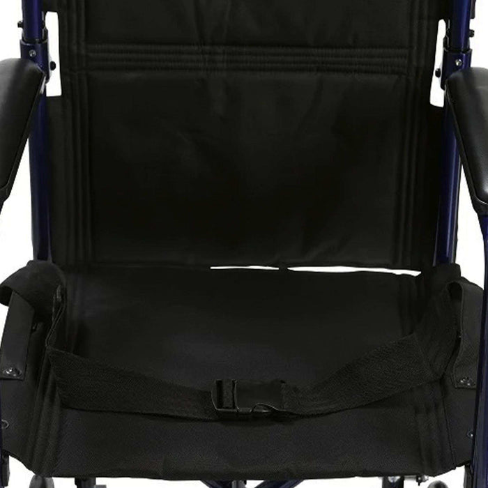 Drive Medical Lightweight Expedition Transport Wheelchair with Brakes