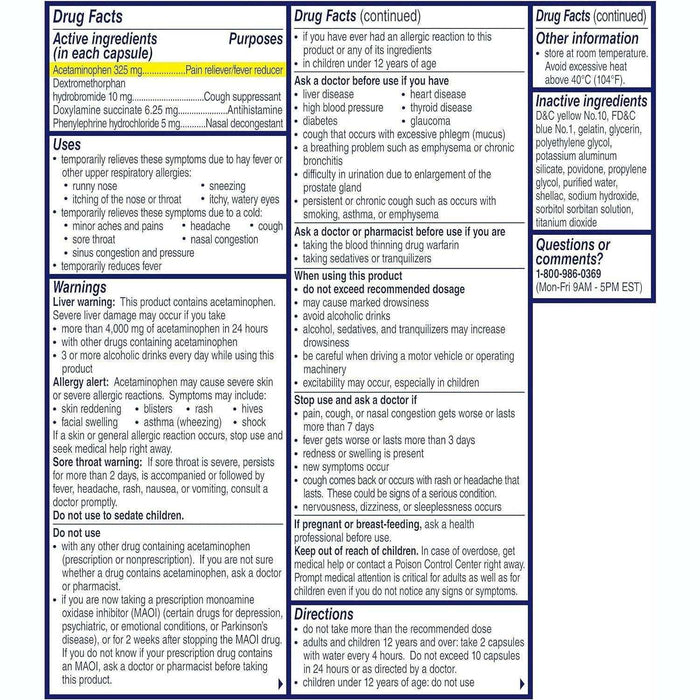 Alka-Seltzer Plus Sinus Allergy & Cough PowerMax Liquid Gels - 16 Ct - Shop Home Med