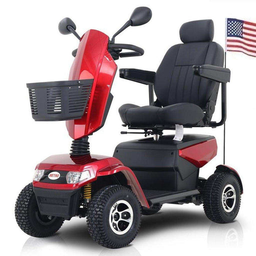 Metro Mobility S800 Series 4-Wheel Heavy Duty Travel Mobility Scooter - Shop Home Med