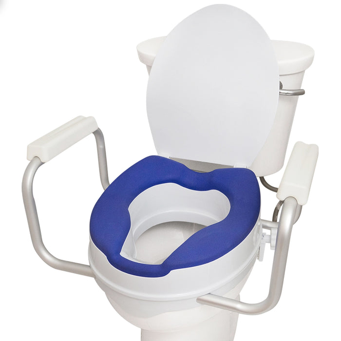 AltiCare Non-Slip Raised Toilet Seat With Lid