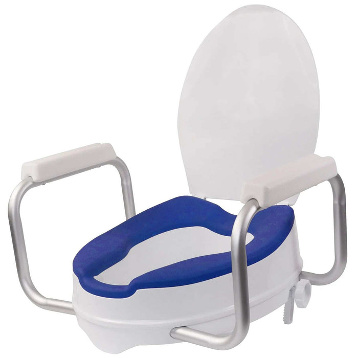 AltiCare Non-Slip Raised Toilet Seat With Lid