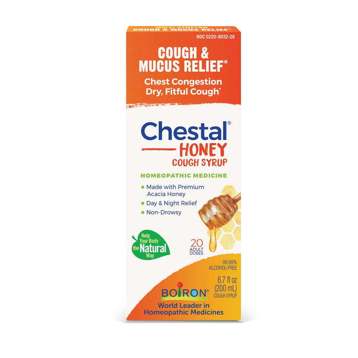 Boiron Chestal Adult Cough & Congestion Honey Cough Syrup