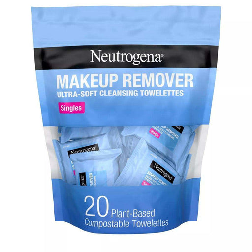 Neutrogena Individually Wrapped Makeup Remover Cleansing Wipes - 20ct - Shop Home Med