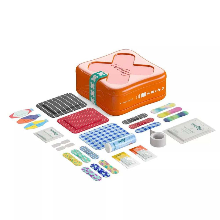Welly Large First Aid Kit For Families and Kids - 130ct