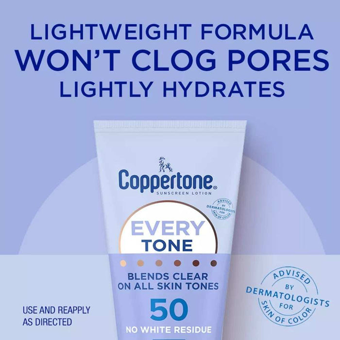 Coppertone Every Tone Sunscreen Spray/Lotion SPF 50