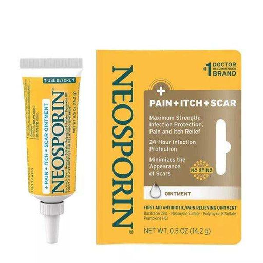 Neosporin + Pain + Itch + Scar First Aid Antibiotic Ointment - 0.5 Oz - Shop Home Med