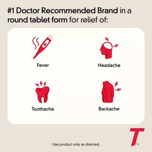 Tylenol Extra Strength Pain Relief Acetaminophen Tablets - 24 Count - Shop Home Med