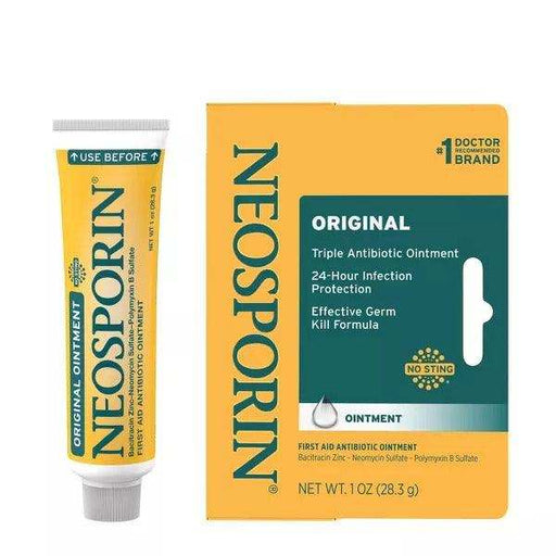 Neosporin Original First Aid Antibiotic Bacitracin Ointment - 1 Oz - Shop Home Med