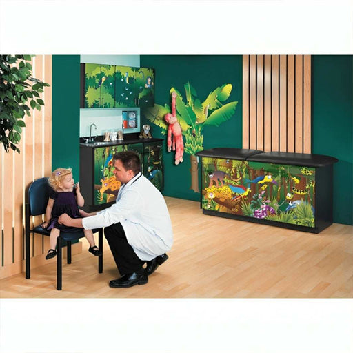 Clinton Complete Rainforest Follies Pediatric Treatment Table and Cabinets