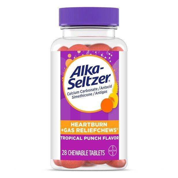 Alka-Seltzer Heartburn Relief + Gas ReliefChews Tablets - 28 Count - Shop Home Med