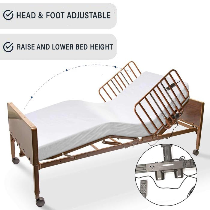 Invacare Full Electric Hospital Bed Package