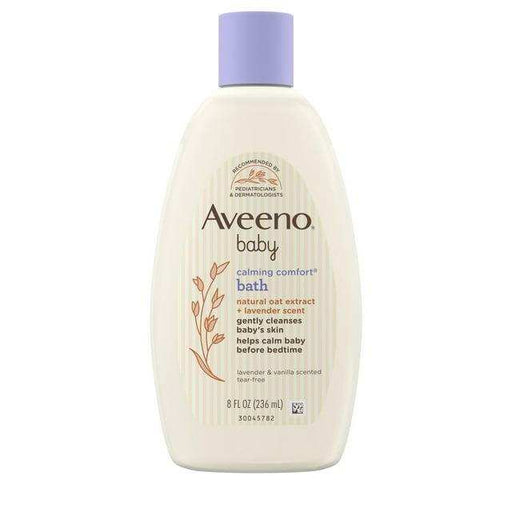 Aveeno Baby Calming Comfort Bath, Body & Hair Wash, Lavender and Vanilla Scent - 8oz - Shop Home Med