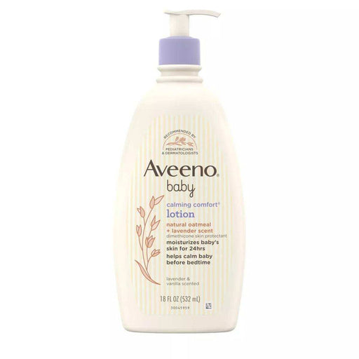Aveeno Baby Calming Comfort Moisturizing Body Lotion, Lavender & Vanilla Scents - 18oz - Shop Home Med