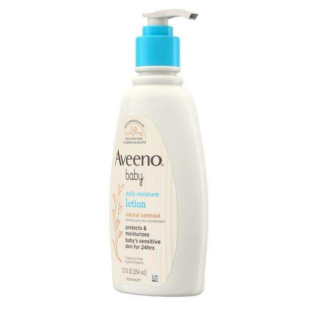 Aveeno Baby Daily Moisture Body Lotion for Delicate Skin with Colloidal Oatmeal - 12oz - Shop Home Med
