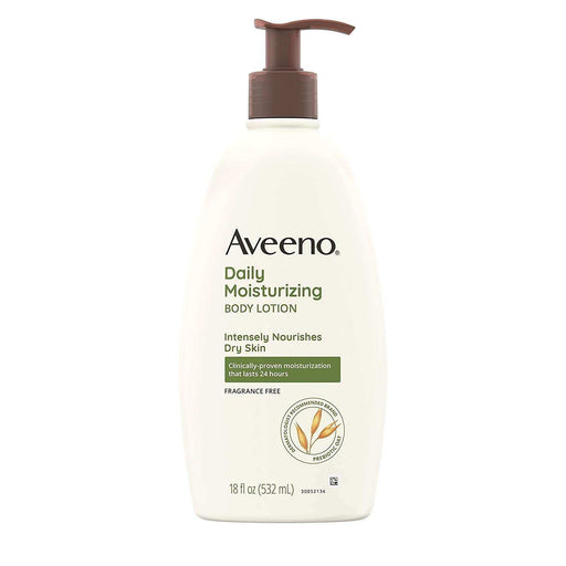 Aveeno Daily Moisturizing Body Lotion with Soothing Oat for Dry Skin - 18oz - Shop Home Med