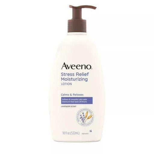 Aveeno Stress Relief Moisturizing Body Lotion Lavender Scent - 18oz - Shop Home Med