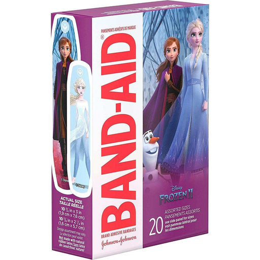 Band-Aid Disney Frozen Adhesive Bandages Assorted Sizes - 20 ct - Shop Home Med