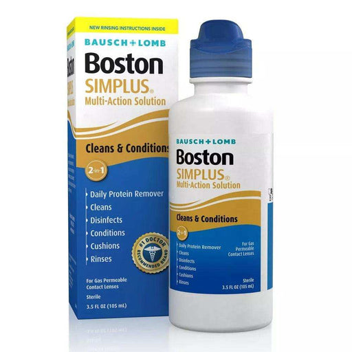 Bausch & Lomb Boston Simplus Multipurpose Contact Lens Solution - 3.5 fl oz - Shop Home Med