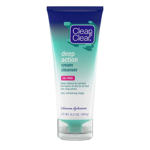 Clean & Clear Oil-Free Deep Action Cream Cleanser - 6.5 oz - Shop Home Med