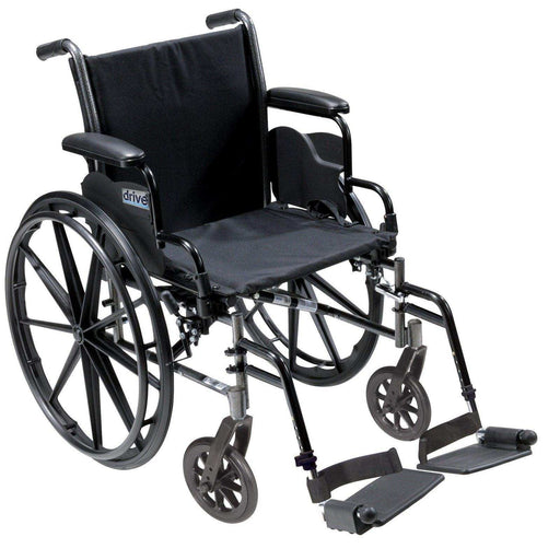 Drive Medical Cruiser III Light Weight Wheelchair with Flip Back Removable Arms - Shop Home Med