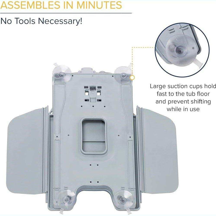 Drive Medical Whisper Ultra Quiet Bath Lift - Blue - Shop Home Med