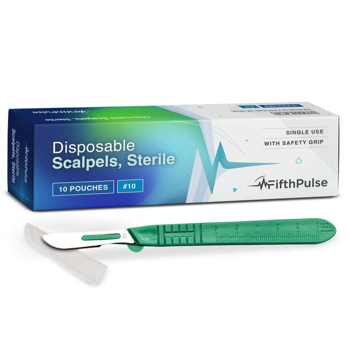 FifthPulse Disposable Dermaplaning Scalpel Knife Individual Wrapped - 10pack - Shop Home Med