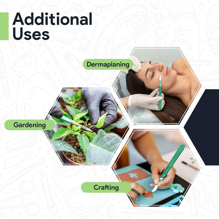 FifthPulse Disposable Dermaplaning Scalpel Knife Individual Wrapped - 10pack - Shop Home Med