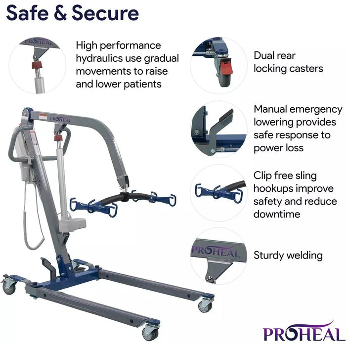 ProHeal Portable Patient Lift - Shop Home Med