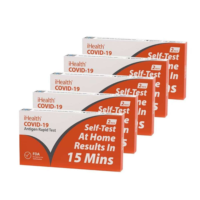 iHealth COVID-19 Antigen Rapid Test at Home Self-Test Results in 15 Mins