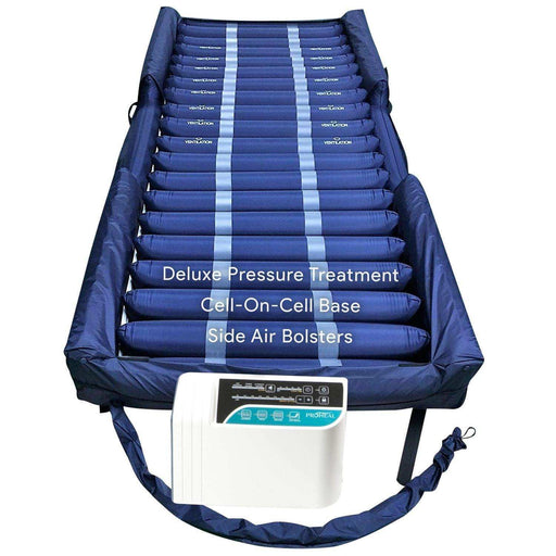 Low Air Loss Alternating Pressure Mattress, Air Rails, Cell-On-Cell -36x80x8/11" - Shop Home Med