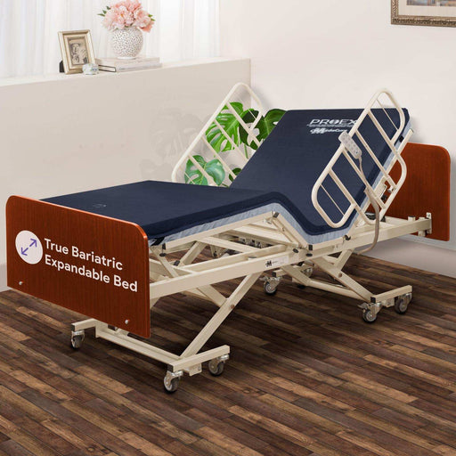 Medacure Bariatric Extendable Hospital Bed - 750lbs Cap - Shop Home Med