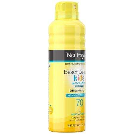 Neutrogena Beach Defense Kids Sunscreen Spray SPF 70 with Multi-Vitamins - 6.5oz - Shop Home Med
