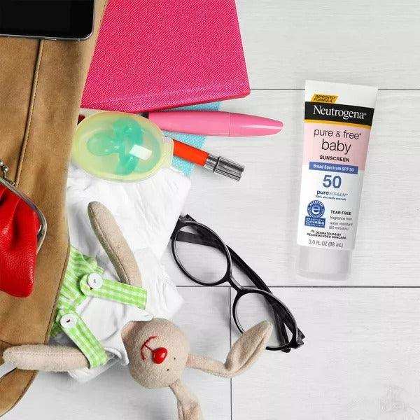 Neutrogena Pure & Free Baby Sunscreen Lotion Broad Spectrum SPF 50 - 3oz - Shop Home Med