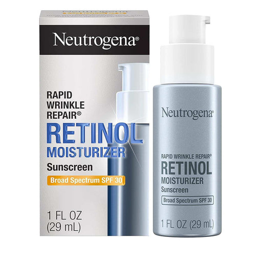 Neutrogena Rapid Wrinkle Repair Retinol Face Moisturizer with SPF 30 Sunscreen - Shop Home Med