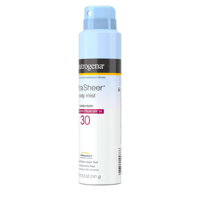 Neutrogena Ultra Sheer Lightweight Sunscreen Body Mist Spray SPF 30 - 5oz - Shop Home Med