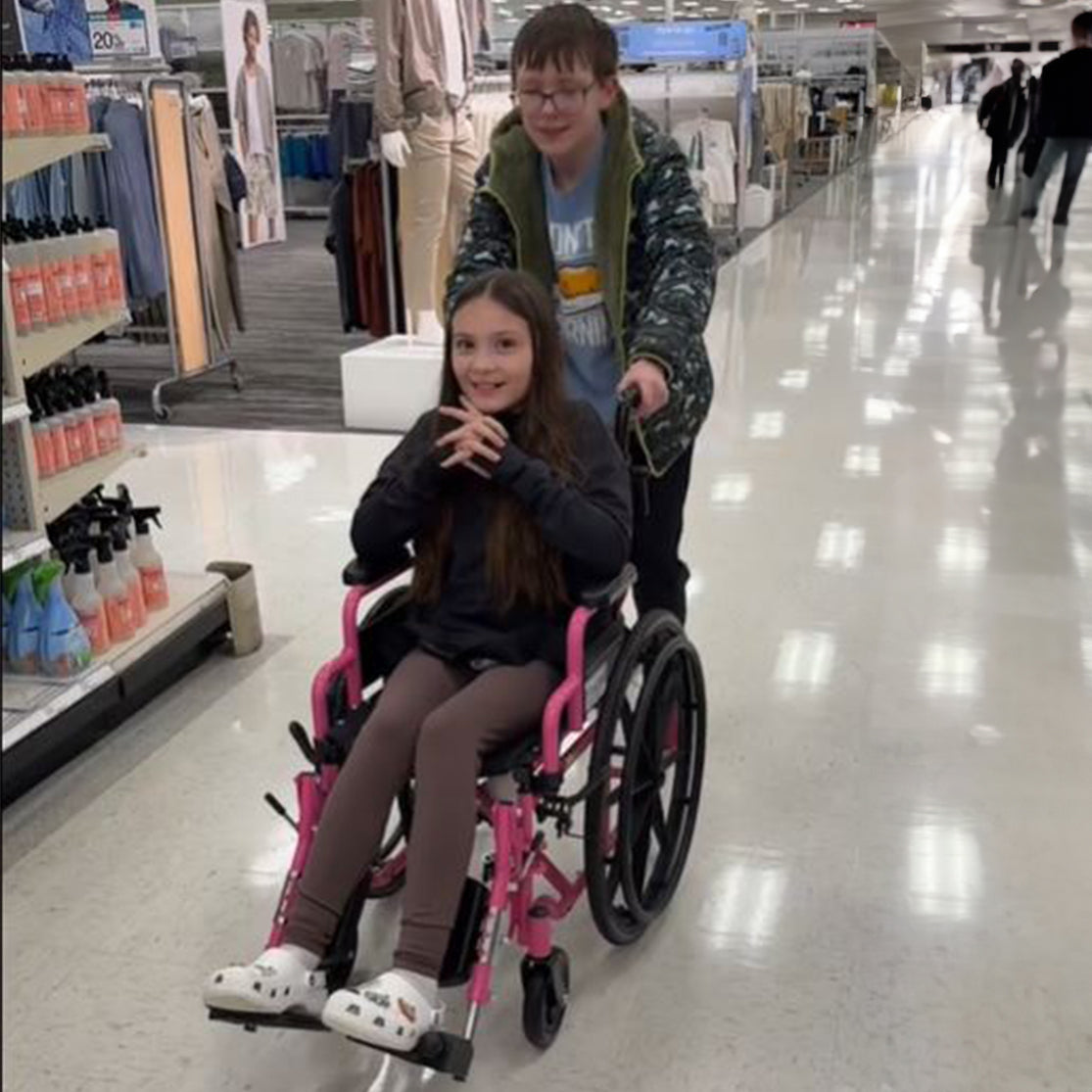 Load video: Smilez Pediatric Wheelchair Fun Lightweight Kids Wheelchair with Cushion Seat and Anti-Tippers