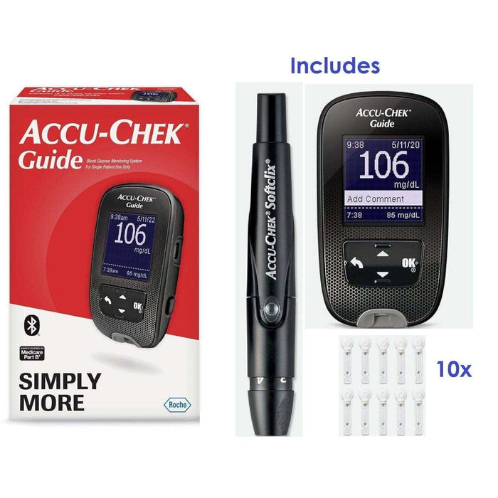 Accu-Chek Guide Blood Glucose Monitoring System Kit - Shop Home Med