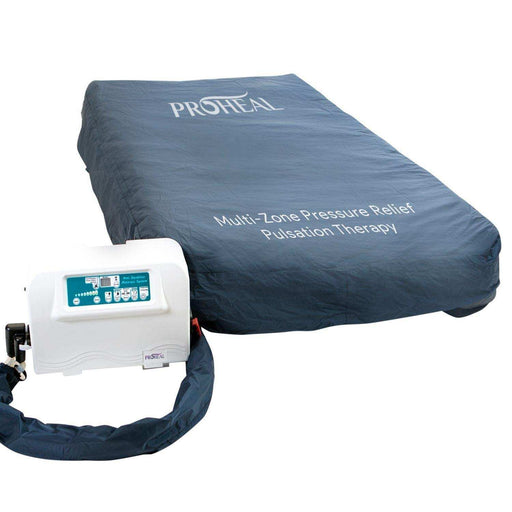 True Low Air Loss Mattress, Alternating Pressure, Pulsation, Rails - 36x80x8/11" - Shop Home Med